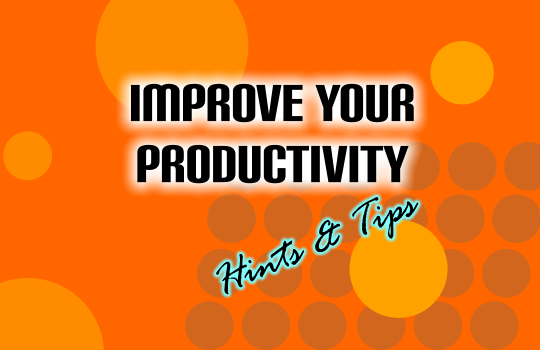 Improve Productivity Tips For Music Production