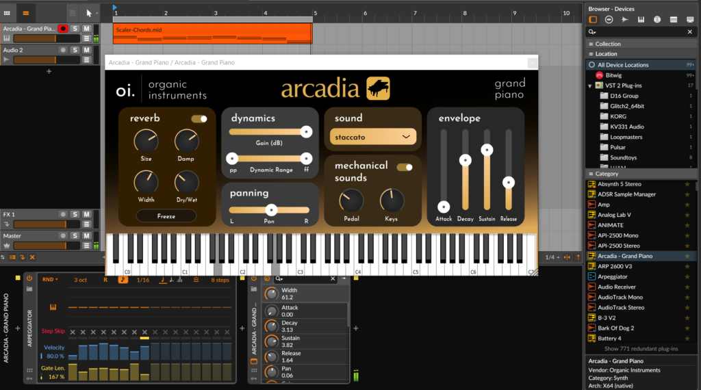 Organic Instruments Arcadia: Grand Piano Review In Action